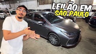 SÓ CARRO BOM DE MERCADO E NO PADRÃO CONCESSIONÁRIA NESSE LEILÃO [upl. by Lemay699]