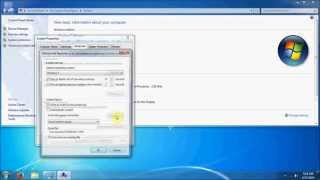 Windows 7 Control Panel Settings [upl. by Notsud528]