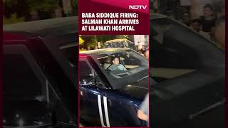 Baba Siddique Firing Salman Khan Arrives At Lilawati Hospital [upl. by Nnaeirual]