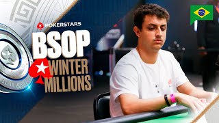 BSOP Winter Millions Main Event  MESA FINAL  Pokerstars Brasil [upl. by Reamy]