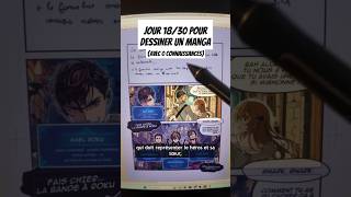 Je dessine des méchants de manga  J18 sur 30 pour dessiner un manga avec 0 connaissances [upl. by Jennilee]