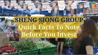 Sheng Siong Group  Quick Facts To Know Before You Invest [upl. by Lletniuq]