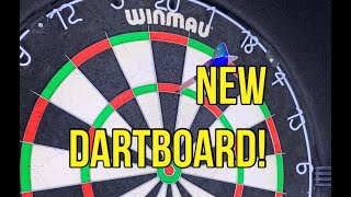 Our New Dartboard Winmau Blade 6 Unboxing amp Installation How to Install a New Dartboard [upl. by Deirdre]