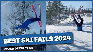 BEST SKI FAILS 2024  Crash of the Year [upl. by Accebber758]