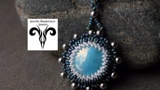 Learn to Bezel a pendant for any size cabochon tutorial [upl. by Rekab]