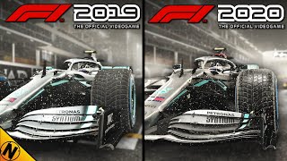 F1 2020 vs F1 2019  Direct Comparison [upl. by Margarette372]