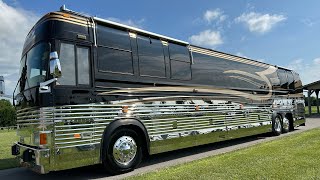 Quick update amp Tour of this 99’ Prevost Liberty XL Riveted nonslide 199995 [upl. by Araas]