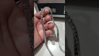 My First Tennis Chain 4mm 20 inches GLD Shop jewelry czjewellery moissanite gold gld gldshop [upl. by Nairda46]