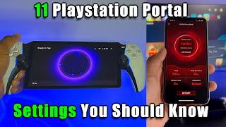 Level Up Your Gaming 11 MustKnow PlayStation Portal Settings [upl. by Marigolda]