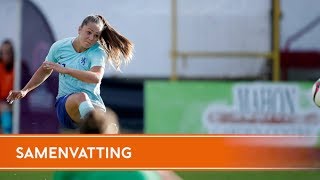 Highlights NoordIerland  OranjeLeeuwinnen 08062018 WK 2019kwalificatie [upl. by Jeannine722]