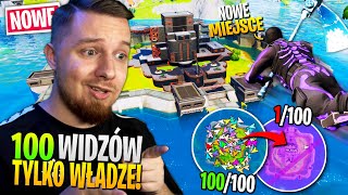 100 WIDZÓW tylko na WŁADZE w Fortnite  nowa AGENCJA [upl. by Assyral]