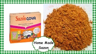 How to make Sazon Seasoning Spice  Homemade Sazon Recipe [upl. by Oak]