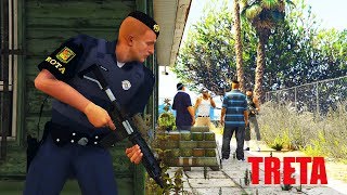 GTA V VIDA POLICIAL  ROTA NA QUEBRADA [upl. by Latterll]