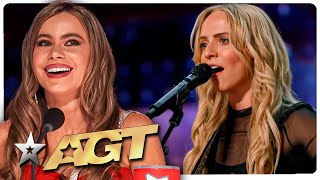 Youtuber Turns Her Hate Comments into a Song on Americas Got Talent [upl. by Elleira]