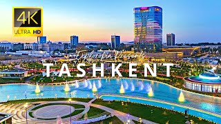 Tashkent City Uzbekistan 🇺🇿 in 4K ULTRA HD 60FPS Video by Drone [upl. by Treborsemaj]