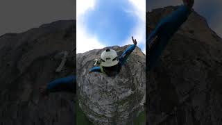 BASE jump in Lauterbrunnen [upl. by Eldoree]