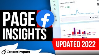 How to use Facebook Analytics in 2023 Facebook Page Insights learn about your audience [upl. by Lseil823]