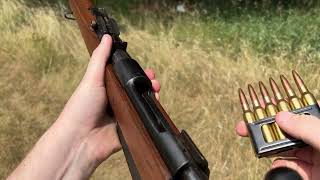 1891 Carcano long rifle POV firing [upl. by Auhoj662]