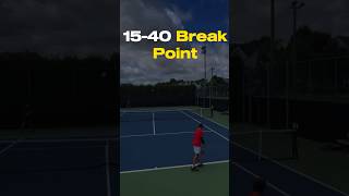 Amazing Volley to save break point tennis comeback [upl. by Millicent]