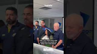 CNU LULA VISITA SALA QUE MONITORA APLICAÇÃO DO ENEM DOS CONCURSOS [upl. by Ydoc379]