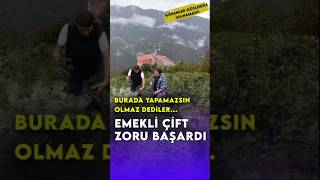 Emekli çift zoru başardı Burada yapamazsın olmaz dediler doğa tarımhaber [upl. by Florencia443]