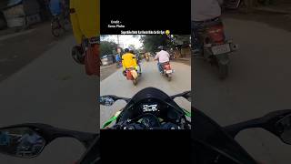 Bike Se Gir Gye 😢 Capri Rider 😅bike rider shorts ytshorts motovlogshorts capririder [upl. by Swerdna]