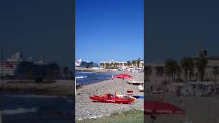 Civitavecchia  Beach near the Port [upl. by Lehsar103]