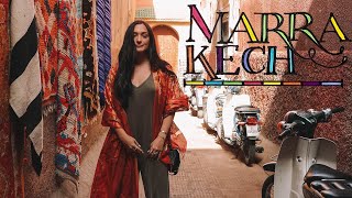 FIRST TIME IN MARRAKECH  MOROCCOS BEAUTIFUL RED CITY MEDINA [upl. by Yahsel]