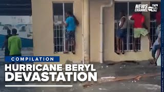 The death toll rises as Hurricane Beryl makes landfall in Grenada [upl. by Jeri]