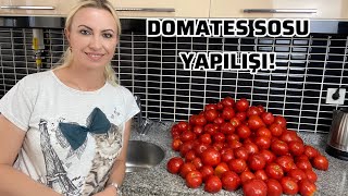 Domates Sosum Mükemmel Oldu🥫  Pratik Kışlık Hazırlığı Vlog 1 [upl. by Enytsirhc]