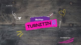 Turnitin class id and enrollment key free  Turnitin class id 2024  Turnitin turnitin classid [upl. by Archle]