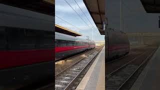 Frecciarossa and Intercity at Falconara Marittima trenitalia [upl. by Schlessinger]