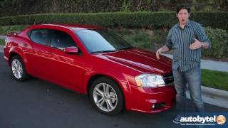 2012 Dodge Avenger Test Drive amp Car Review [upl. by Nairadas]