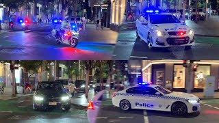 NSW Police Motorcade Escort for the Prime Minister of Fiji  Sydney Australia [upl. by Harry]