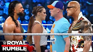 Ronda Rousey amp Roman Reigns vs The Rock amp John Cena  FULL MATCH  WWE Nov 25 2024 [upl. by Lowis]