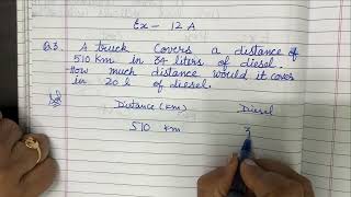 Class 8th Maths Chapter 12 Direct Inverse Proportion Ex12A Q3 By Vandana Part 1 maths mathematic [upl. by Alisun]