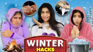 WINTER Hacks  Rich vs Normal  Makeup amp Beauty  Anaysa [upl. by Notgnimer82]