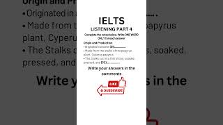 IELTS Listening Practice Test  Section 4 with Answers 092024 ieltsexam ieltslistening [upl. by Trumann]