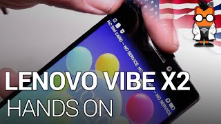 Lenovo VIBE X2 Hands On  First True8Core Smartphone [upl. by Pettiford]