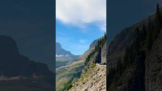 Waterfall on Going To The Sun Road Glacier National Park  Montana waterfalls shorts [upl. by Rue]