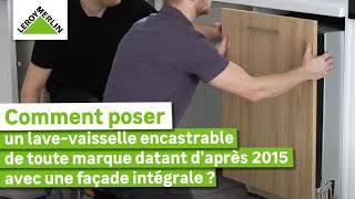 Comment installer un lavevaisselle encastrable soimême TOUTES MARQUES   Leroy Merlin [upl. by Oecam97]