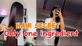 Hair growth secret 1 ingredient for u haircare [upl. by Enialem]