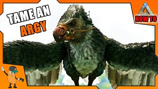 BEST WAY TO TAME AN ARGENTAVIS  Beginners Guide To Ark  How To Ark [upl. by Ynahpit]