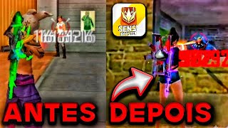 Como Usar o Sensi Booster ff Para Aumentar a Taxa De Hs No Free Fire Full Headshot😱🔥 [upl. by Ltsyrk]