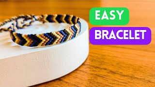 HOW TO MAKE CHEVRON BRACELET amp ANKLET  DIY  EASY TUTORIAL FOR BEGINNER [upl. by Leontine]