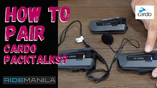 How to group pair your Cardo Packtalk [upl. by Annahvas]