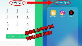 How to hide apps on Android  Without Root  Dialer Pad Vault [upl. by Atinnod]