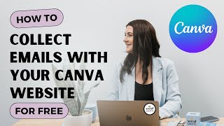 Uncovering the Secret to Collecting Emails with Your Canva Website  CANVA TUTORIAL [upl. by Enaled273]