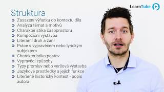 ANALÝZA UMĚLECKÉHO TEXTU  Maturita z češtiny  Ústní zkouška  Tomáš Ficza 💙 LearnTubecz [upl. by Nnayelsel]