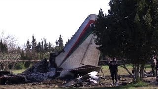 Tunisie crash dun avion militaire libyen 11 morts [upl. by Riobard204]